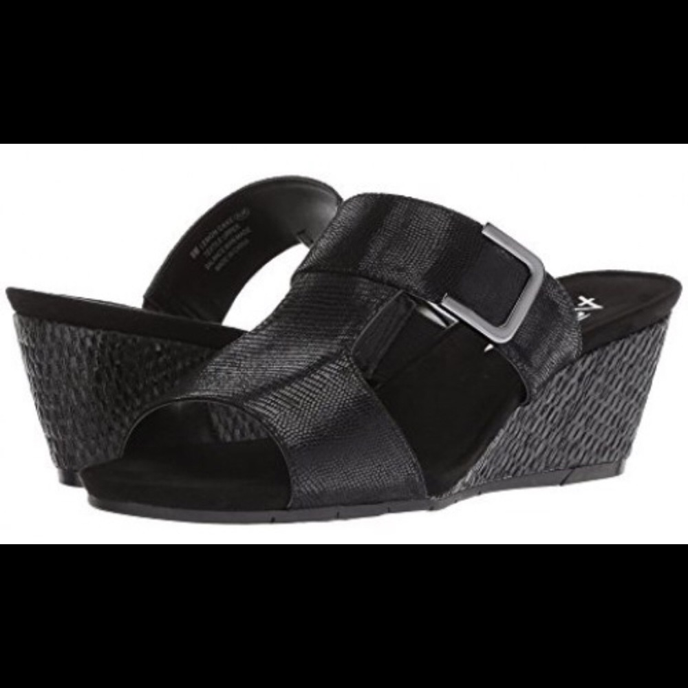 NEW! Aerosoles A2 Comfort heels Lemon Cake—black
